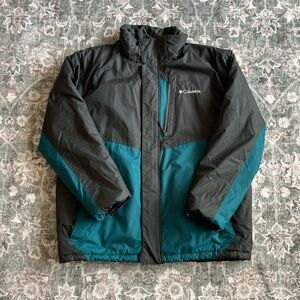 Columbia Black & Teal Jacket